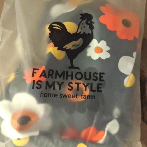 Farmhouse Is My Style flower tote and matching clutch wallet NEW - Picture 4 of 16